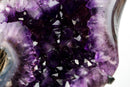 Spectacular AAA-Grade Brazilian Amethyst Geode on Stand – Gemmy Violet Crystal Collector Specimen (Large: 18.9 In - 31.6 Lb)