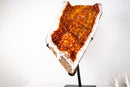 Large AAA Citrine Geode with Giant Flower Rosette & Deep Orange Druzy – 36 Kg - 79 lb - E2D Crystals & Minerals