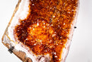 Large AAA Citrine Geode with Giant Flower Rosette & Deep Orange Druzy – 36 Kg - 79 lb - E2D Crystals & Minerals