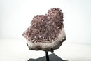 Rare Intact Lavender Amethyst Flower Stalactite with Natural Goethite Needles (1.5 Kg - 3.4 lb) - E2D Crystals & Minerals