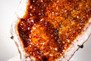 Large AAA Citrine Geode with Giant Flower Rosette & Deep Orange Druzy – 36 Kg - 79 lb - E2D Crystals & Minerals
