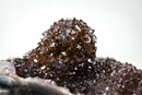 Collector-Grade Agate Specimen with Amethyst, Rare Golden Goethite & Red-Toned Flower Stalactite - E2D Crystals & Minerals