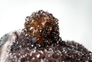 Collector-Grade Agate Specimen with Amethyst, Rare Golden Goethite & Red-Toned Flower Stalactite - E2D Crystals & Minerals