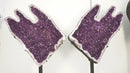 7 Ft Tall Giant Amethyst Geodes with High-Grade Deep Purple Amethyst Druzy