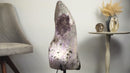 Amethyst Geode Stehlampe, Polierte Geode Lampe, 36 Zoll hoch