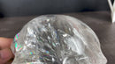 X-Large Clear Quartz Skull, made of Natural Diamantina Quartz
