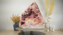 Rosa und rote Amethyst-Geode der Weltklasse, AAA-Qualität, natürliche, extragroße rosa Amethyst-Drusenkathedrale – 19 kg – 42 lb