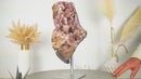 Tall Pink Amethyst Geode on Stand with Deep Colored Pink Amethyst Druzy, Rose Amethyst - 6.9 Kg - 15.1 lb