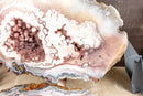 Pink Amethyst Geode with AAA Sparkly Rose and Red Amethyst Druzy - E2D Crystals & Minerals