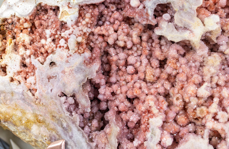 Gallery Grade Large AAA Natural Pink Amethyst Geode - E2D Crystals & Minerals
