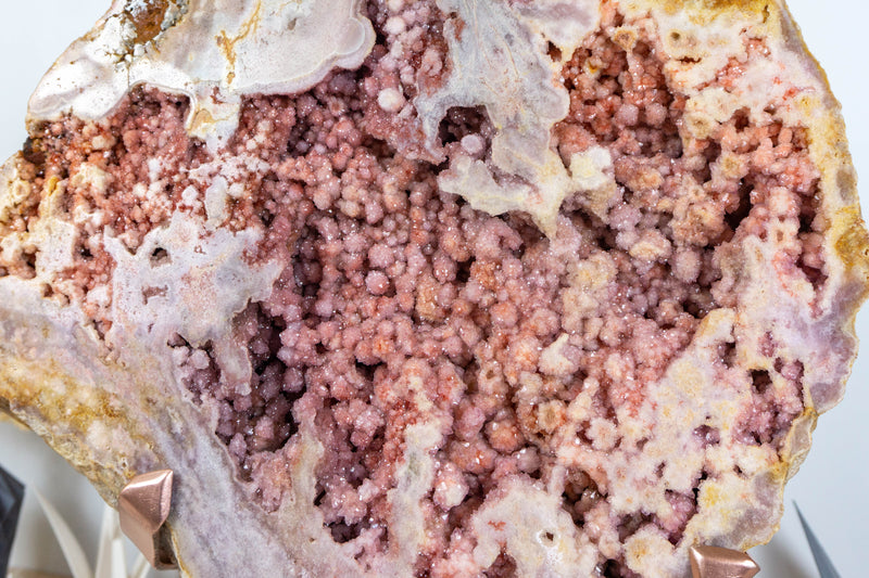 Gallery Grade Large AAA Natural Pink Amethyst Geode - E2D Crystals & Minerals