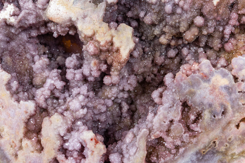 Museum AAA Natural Pink Amethyst Geode Sparkly Rose Amethyst Druzy - 64 Lb X Large - E2D Crystals & Minerals