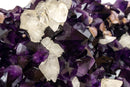 Rare Large AAA Amethyst Cluster with Calcite and Cristobalite - E2D Crystals & Minerals