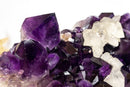 Rare Large AAA Amethyst Cluster with Calcite and Cristobalite - E2D Crystals & Minerals