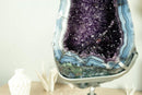 Rare World-Class Amethyst Geode with White and Blue Lace Agate