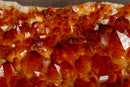 Deep Orange Citrine Flower Cluster on Stand collective