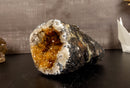 Citrine Geode Cathedral with Flower Stalactites collective