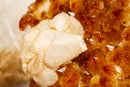 Large Orange Citrine Geode Cluster with Calcite collective
