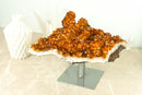 Beautiful Orange Cognac Citrine with Stalactite Flower Formations