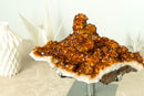 Beautiful Orange Cognac Citrine with Stalactite Flower Formations