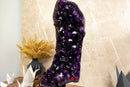 Large Amethyst Geode Cluster with AAA, Dark Purple Grape Jelly Amethyst Points collective