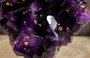 Rare Deep Purple Amethyst Cluster with Cristobalite - E2D Crystals & Minerals