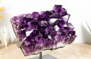 AAA Grade Amethyst Cluster with Dark Purple Druzy - E2D Crystals & Minerals