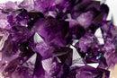 AAA Grade Amethyst Cluster with Dark Purple Druzy - E2D Crystals & Minerals