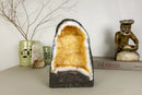 Small Deep Yellow Citrine Crystal Geode - E2D Crystals & Minerals