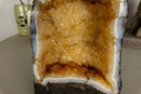 Small Deep Yellow Citrine Crystal Geode collective