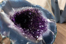 Small Amethyst and Agate Geode Cave collective