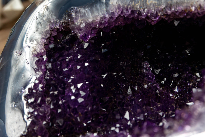 Small Amethyst and Agate Geode Cave collective