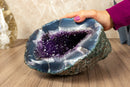 Small Amethyst and Agate Geode Cave collective