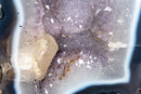 Small Banded Agate Cathedral Cave with Amethyst Druzy collective