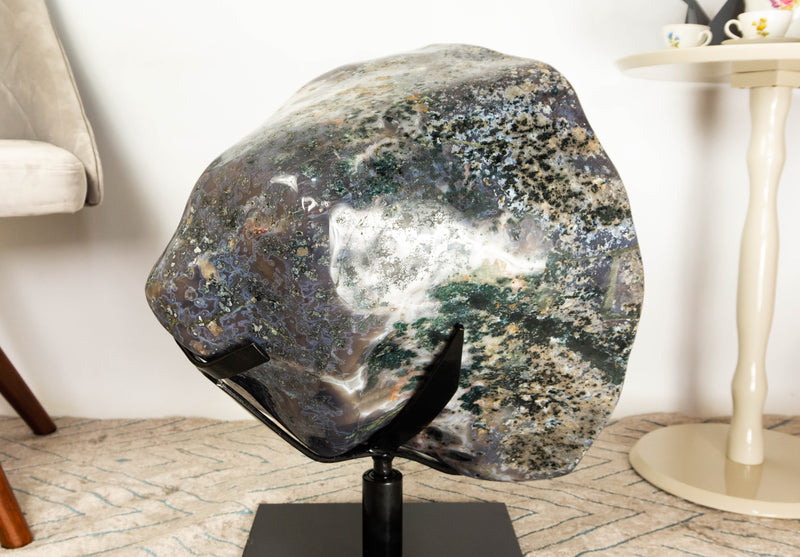 Gallery Grade X-Large Amethyst Geode Cave with Rare Druzy Clusters - E2D Crystals & Minerals