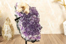 Rare Galaxy Amethyst Druzy Cluster with Calcite collective