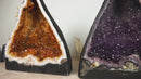 Gorgeous Citrine Geode Cathedral with Deep Orange Druzy and many Flower Rosettes - 19.7 Kg - 43.4 lb
