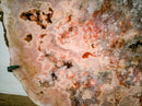 Pink Amethyst Geode Slab with Pink and Red Amethyst Druzy, X-Large collective