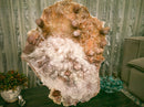 Pink Amethyst Slab with White and Pink Amethyst Druzy of Collection Quality collective