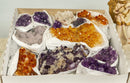 Amethyst, Citrine and Sugar Druzy Clusters Flat Box collective