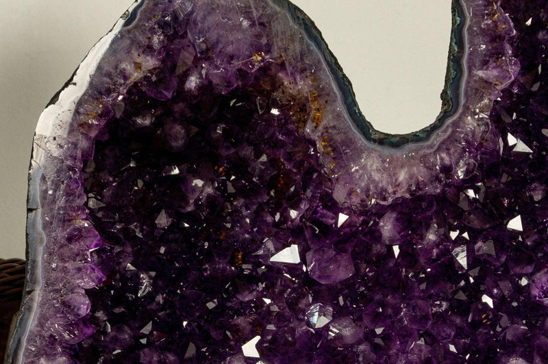 Amethyst Cathedral Twin Geode, AAA Quality, Deep Purple Amethyst - Extra Large and Tall Amethyst Twin Geode - Ethically Sourced - 30Kg 67lb collective