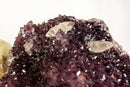 Amethyst Flower Cluster with Crystal Calcite, Large, High Quality collective