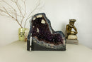 Golden Goethite Cacoxenite Amethyst Cathedral Geode, Collection Grade collective