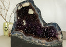 Golden Goethite Cacoxenite Amethyst Cathedral Geode, Collection Grade collective