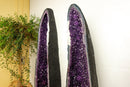 Fantastic Pair of Amethyst Cathedral Geode, AAA Quality Amethyst, Deep Purple Amethyst - Large and Tall Amethyst Geode - 137 Kg, 302 lb collective