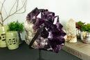 Amethyst Cluster with Extra Large and Deep Purple Amethyst Points, Aaa Quality collective