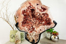 Pink and Red Amethyst Geode with Stalactite Flowers of World Class Aaa Quality collective