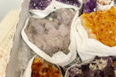 Amethyst, Citrine and Sugar Druzy Clusters Flat Box collective