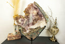 Pink Amethyst Geode Cluster with Pink and Purple Amethyst Druzy collective