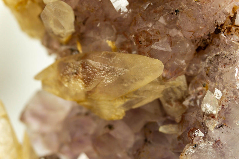 Pink Amethyst Geode Cluster with Pink and Purple Amethyst Druzy collective